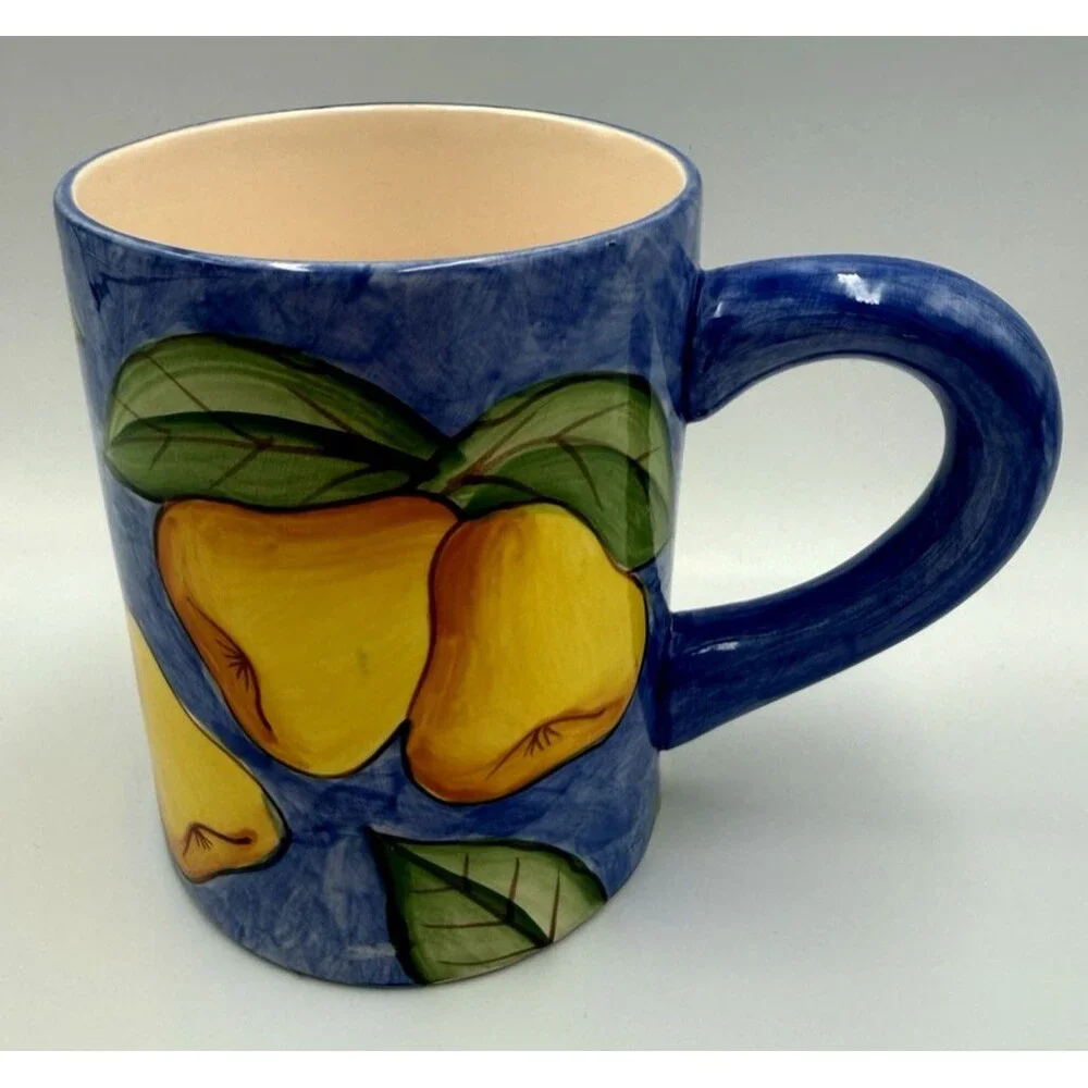 Pier 1 Pear Design Coffee Cup